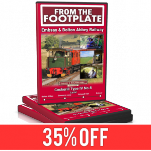 From The Footplate: Cockerill Type IV No.8 'Lucie' - Embsay & Bolton Abbey Railway