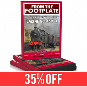 From The Footplate: LMS 4F No.43924 - Keighley & Worth Valley Railway