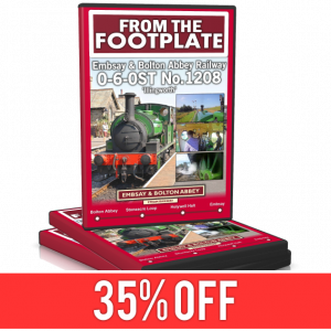 From The Footplate: 0-6-0ST No.1208 'Illingworth' - Embsay & Bolton Abbey Railway