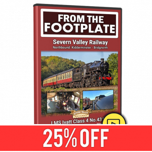 From The Footplate: LMS 'Flying Pig' 43106 - Severn Valley Railway