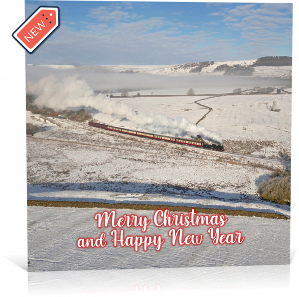 L&YR A Class 52322 in the Yorkshire Dales Christmas Card